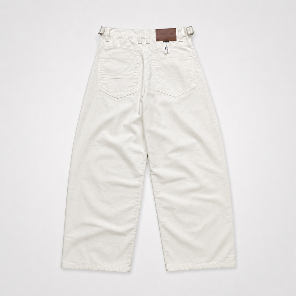 JEANS PANA BLANCO-BELT