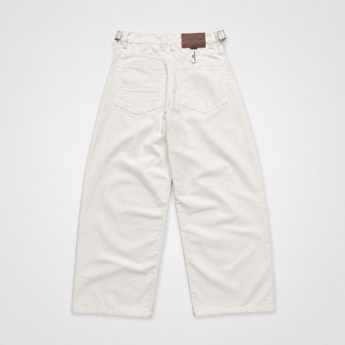 JEANS PANA BLANCO-BELT