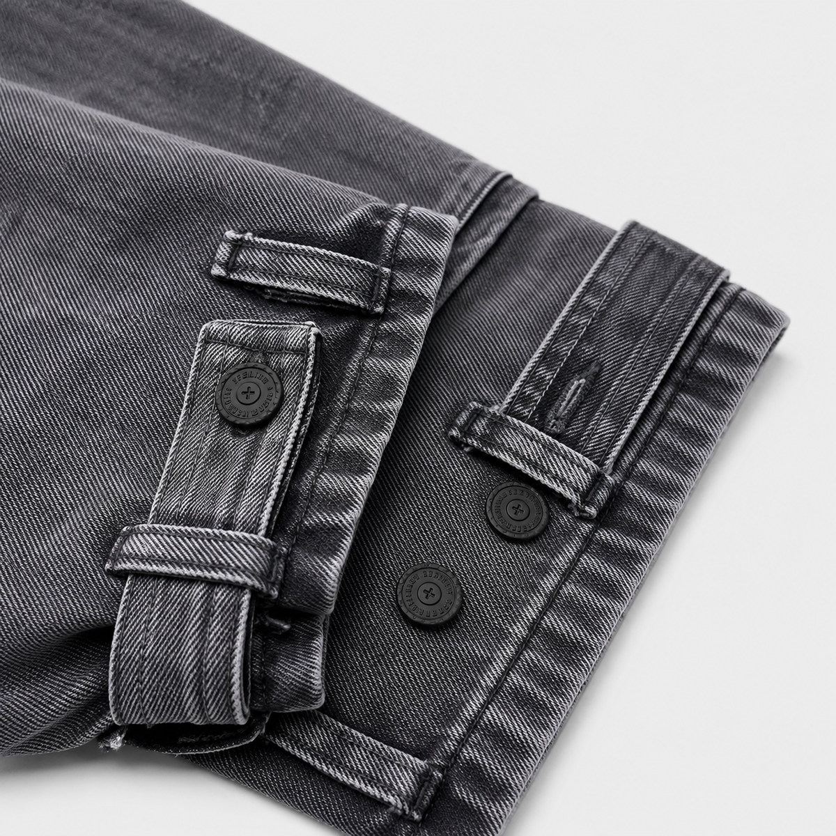 JEANS BAGGY CARGO GRIS