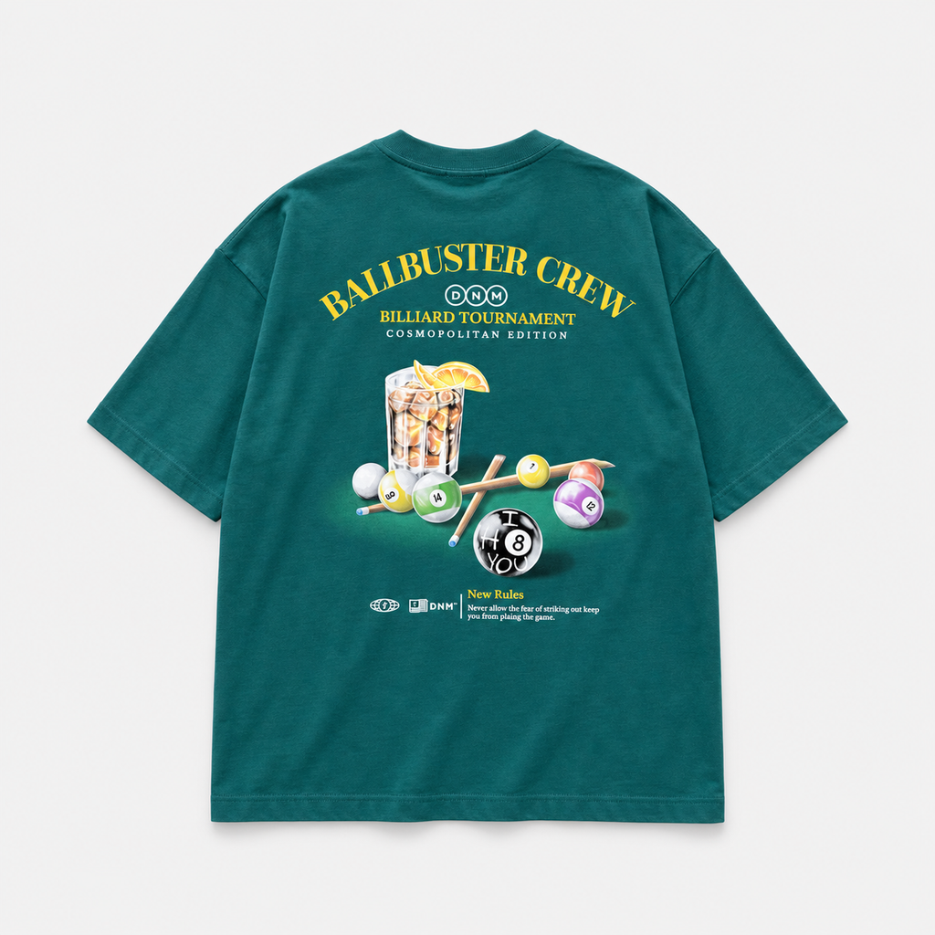 CAMISETA OVERSIZE BALL BLUE