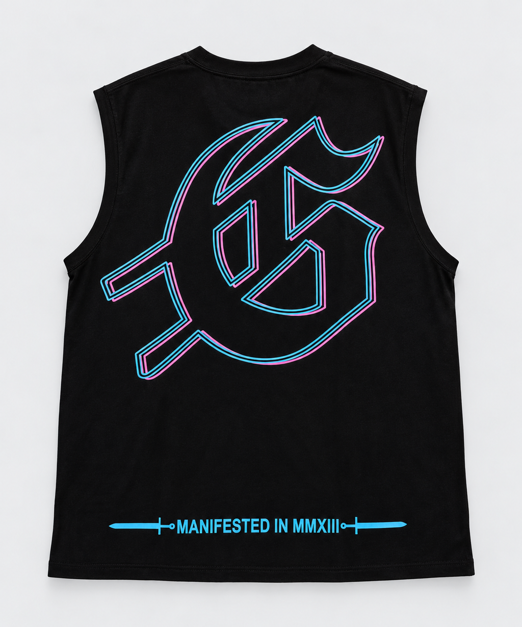 TANK-TOP GODSPEED MESH BLACK