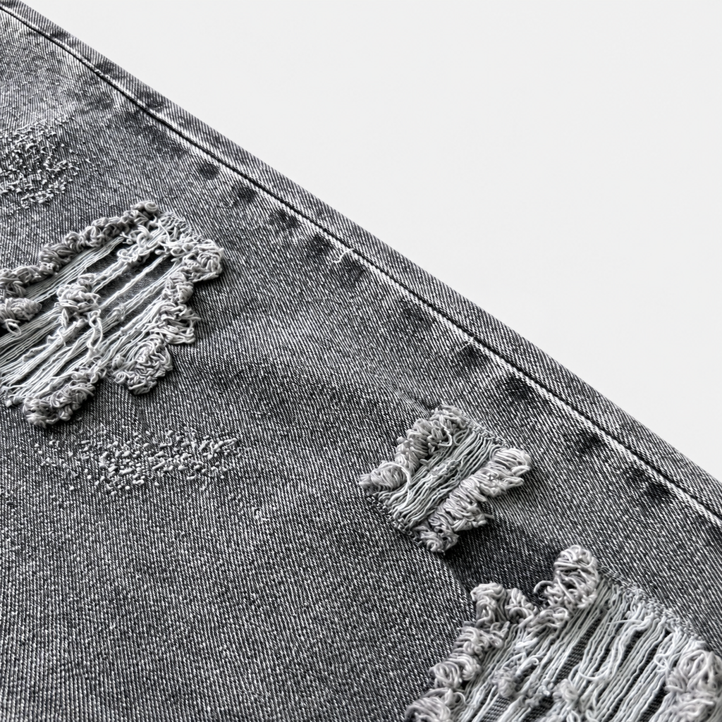 JEANS ROTO-FIT GRIS