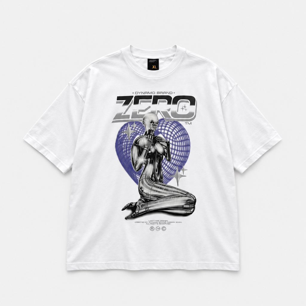CAMISETA OVERSIZE ZERO WHITE