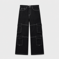 JEANS CARGO BLACK-LINE