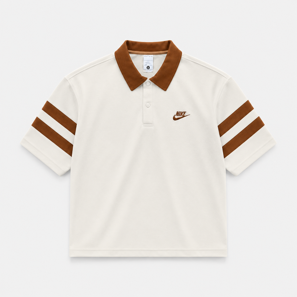 POLO NIKE BOXY CREMA