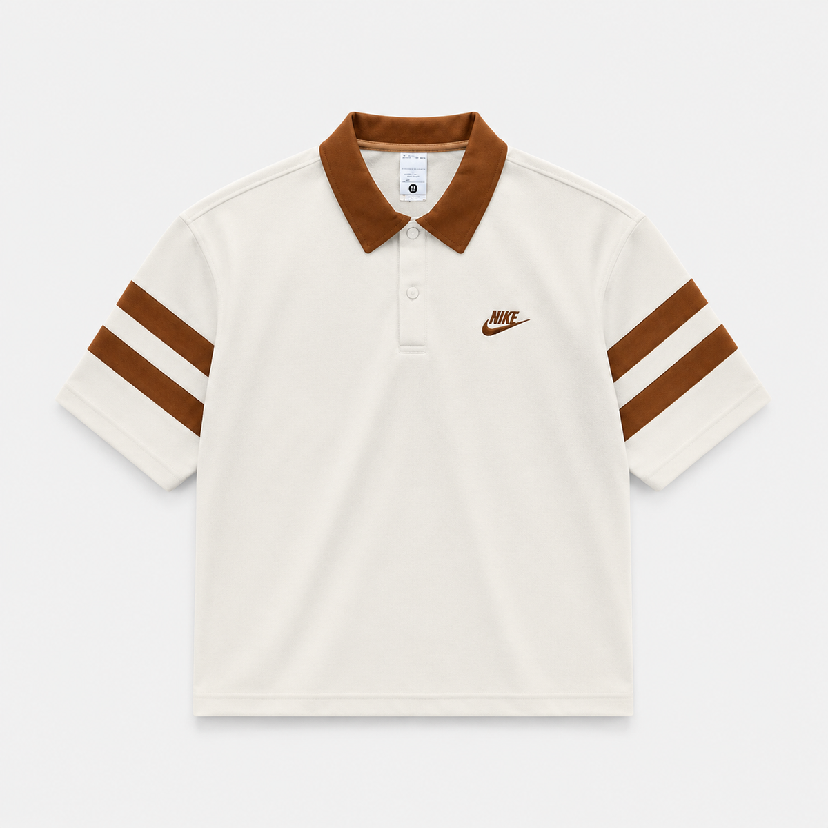 POLO NIKE BOXY CREMA