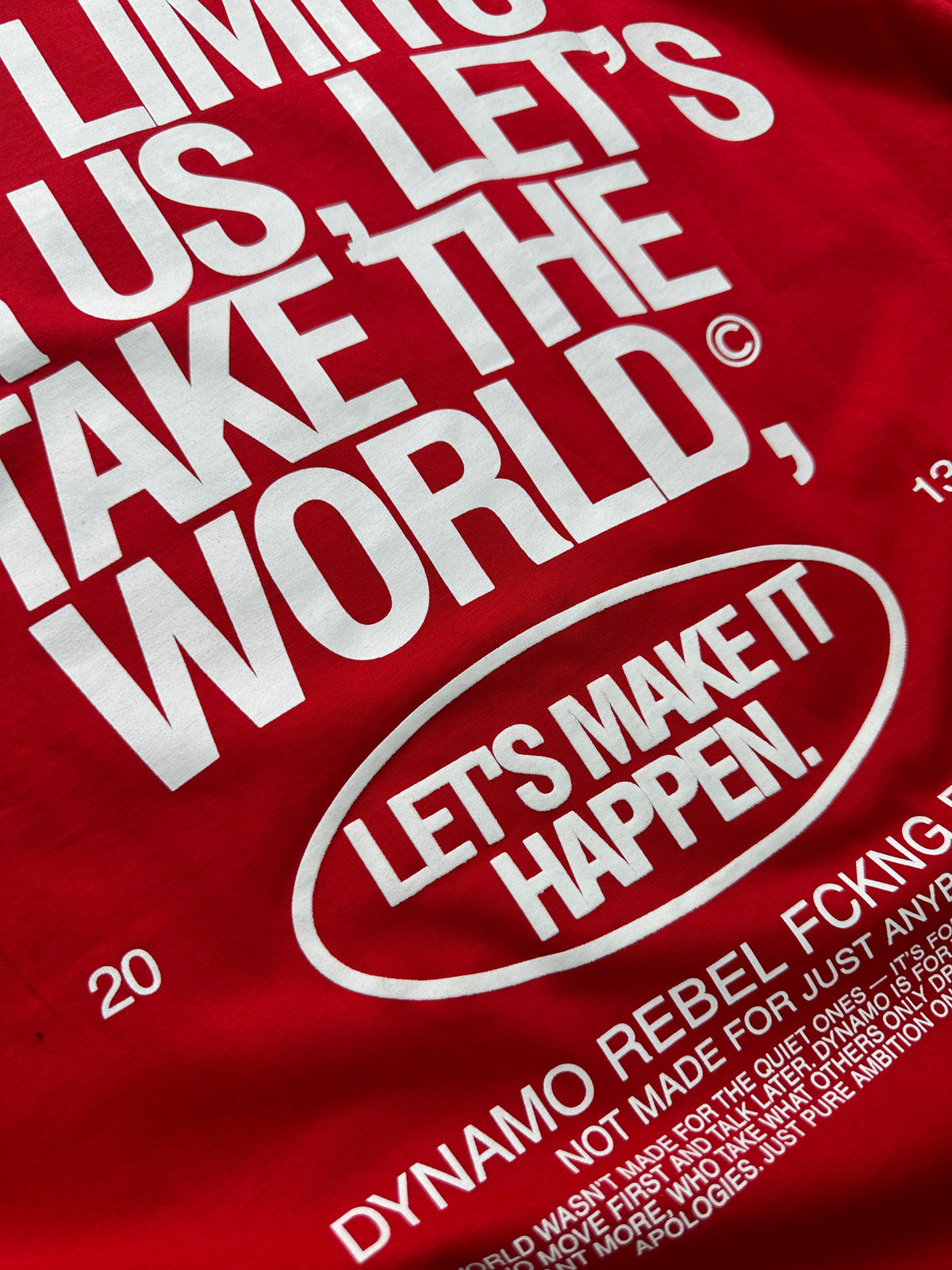 CAMISETA OVERSIZE RED LIMITS