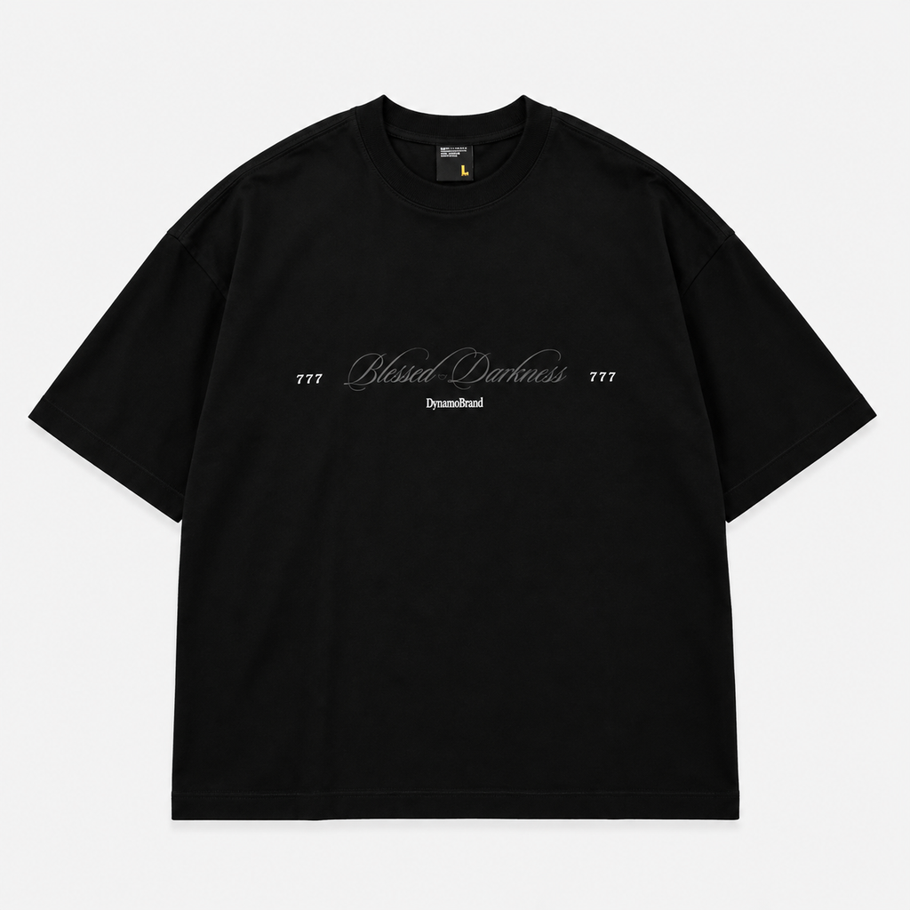 CAMISETA OVERSIZE 777 BLACK
