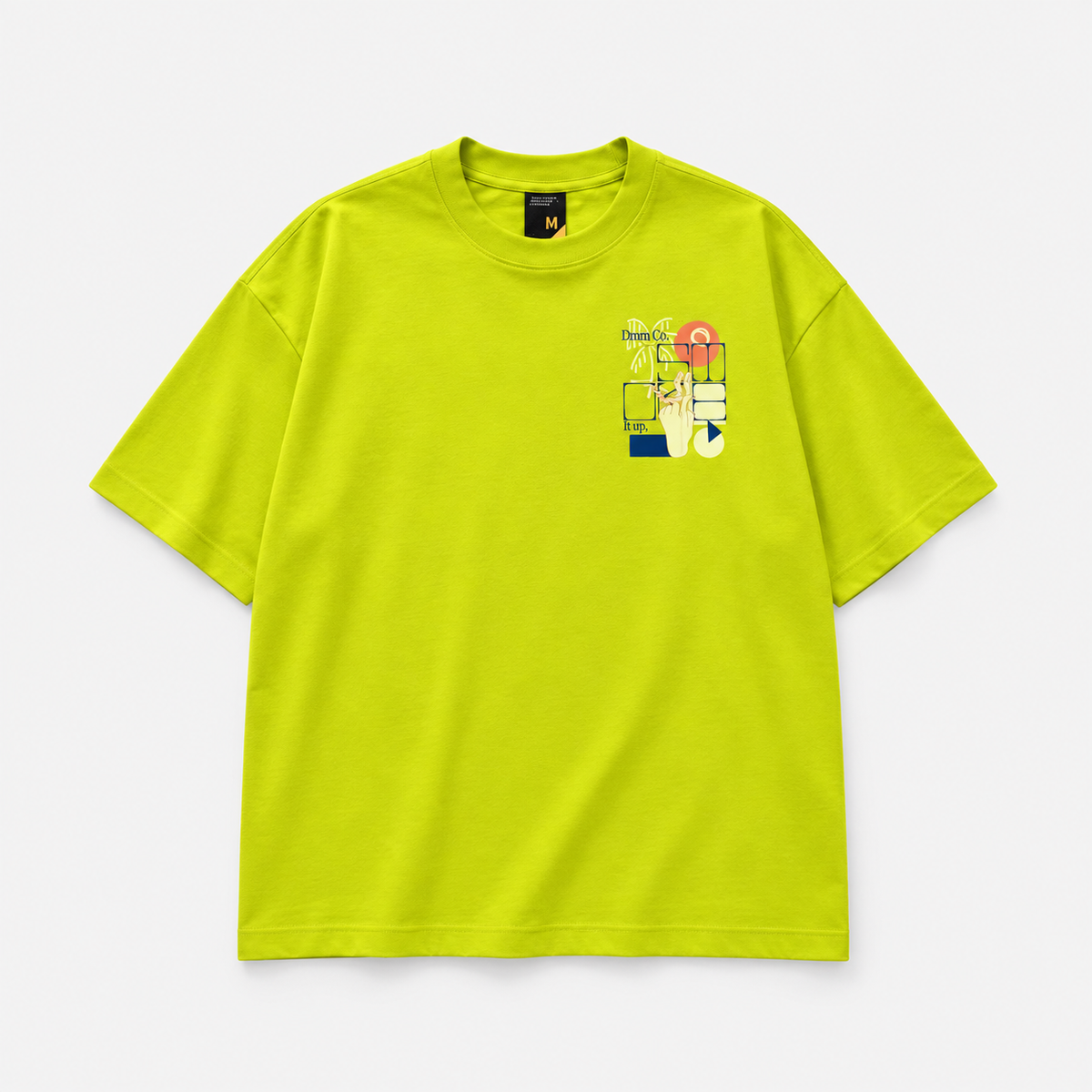 CAMISETA OVERSIZE GEOMETRIC