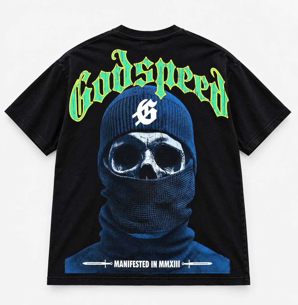 CAMISETA GODSPEED MASK BLACK
