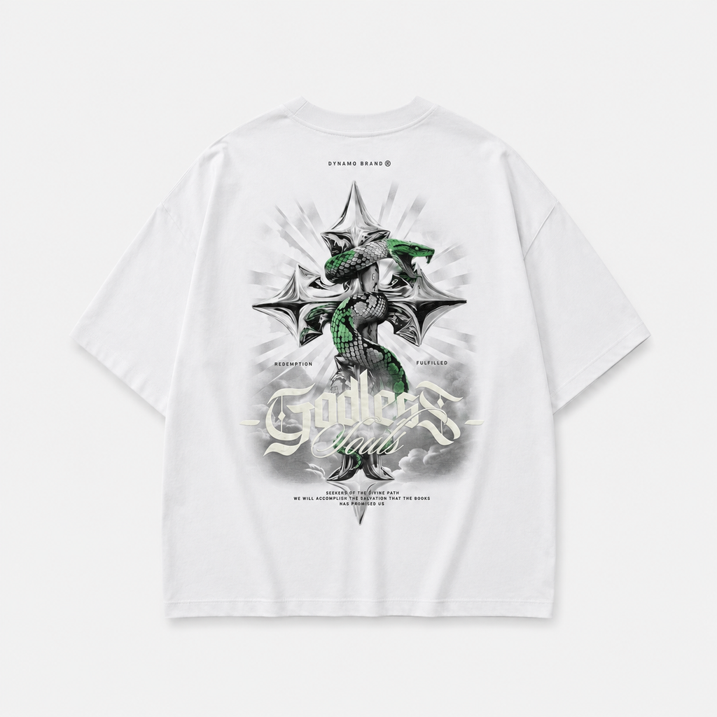 CAMISETA OVERSIZE BLANCO SNAKE