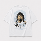 CAMISETA OVERSIZE MARADONA BLANCO