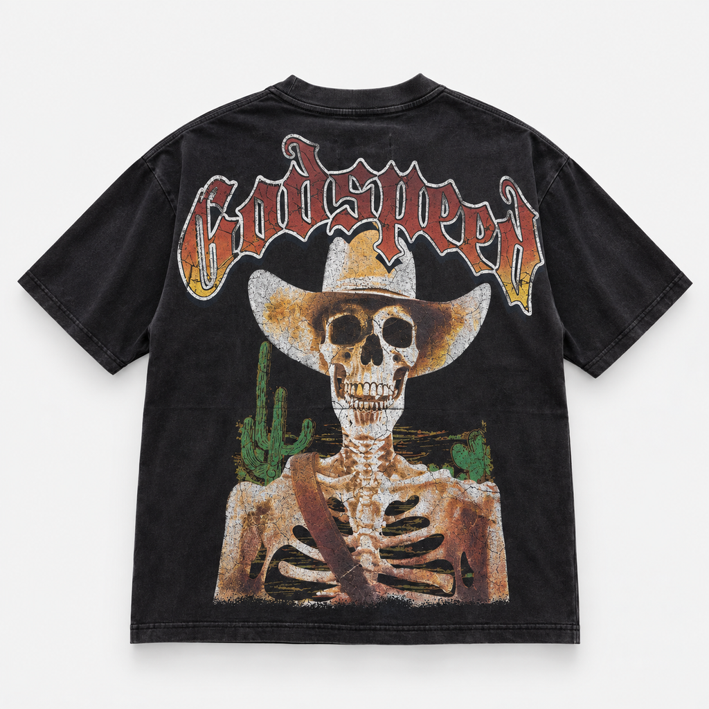 CAMISETA GODSPEED COWBOY GRAY