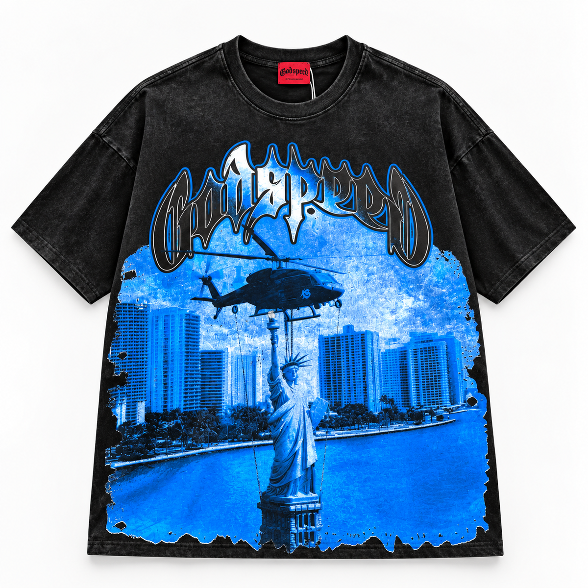CAMISETA GODSPEED LIBERTY-BLUE