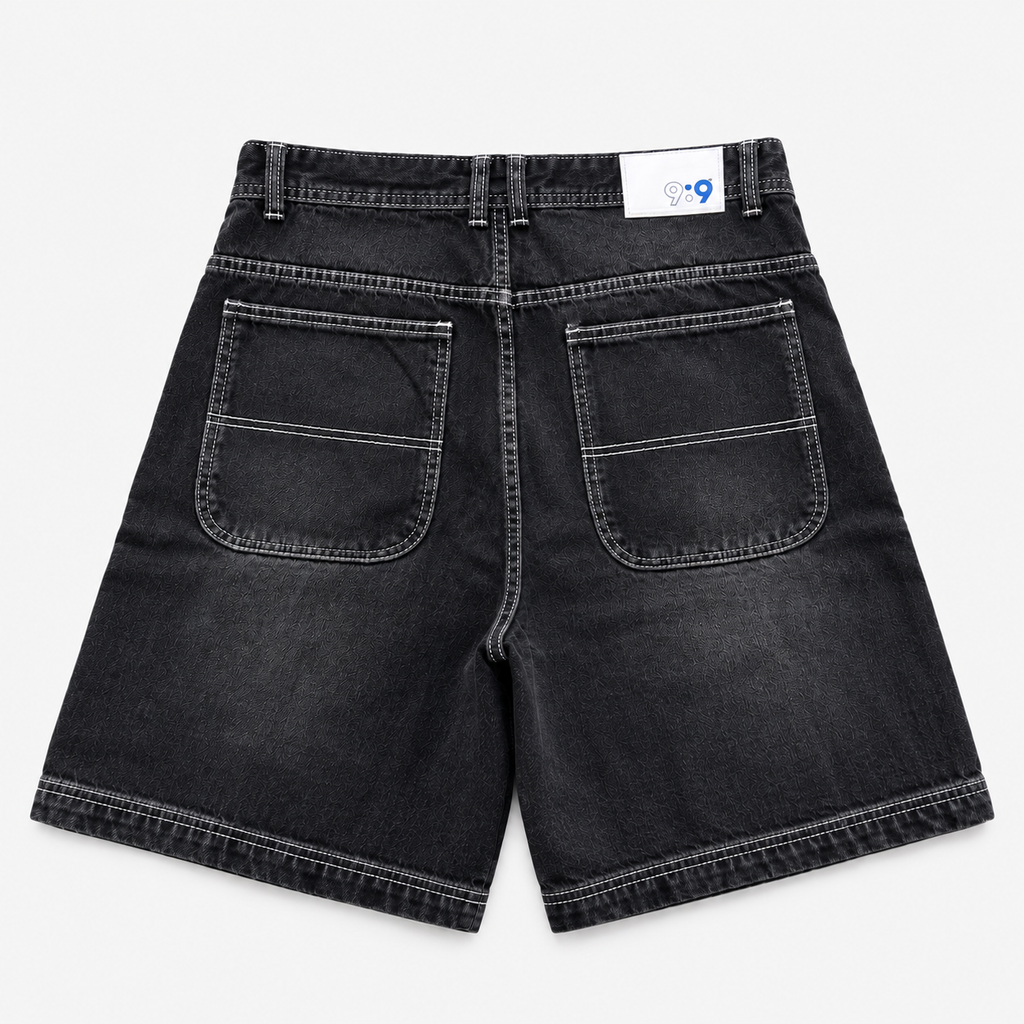JORTS DARK GREY DENIM