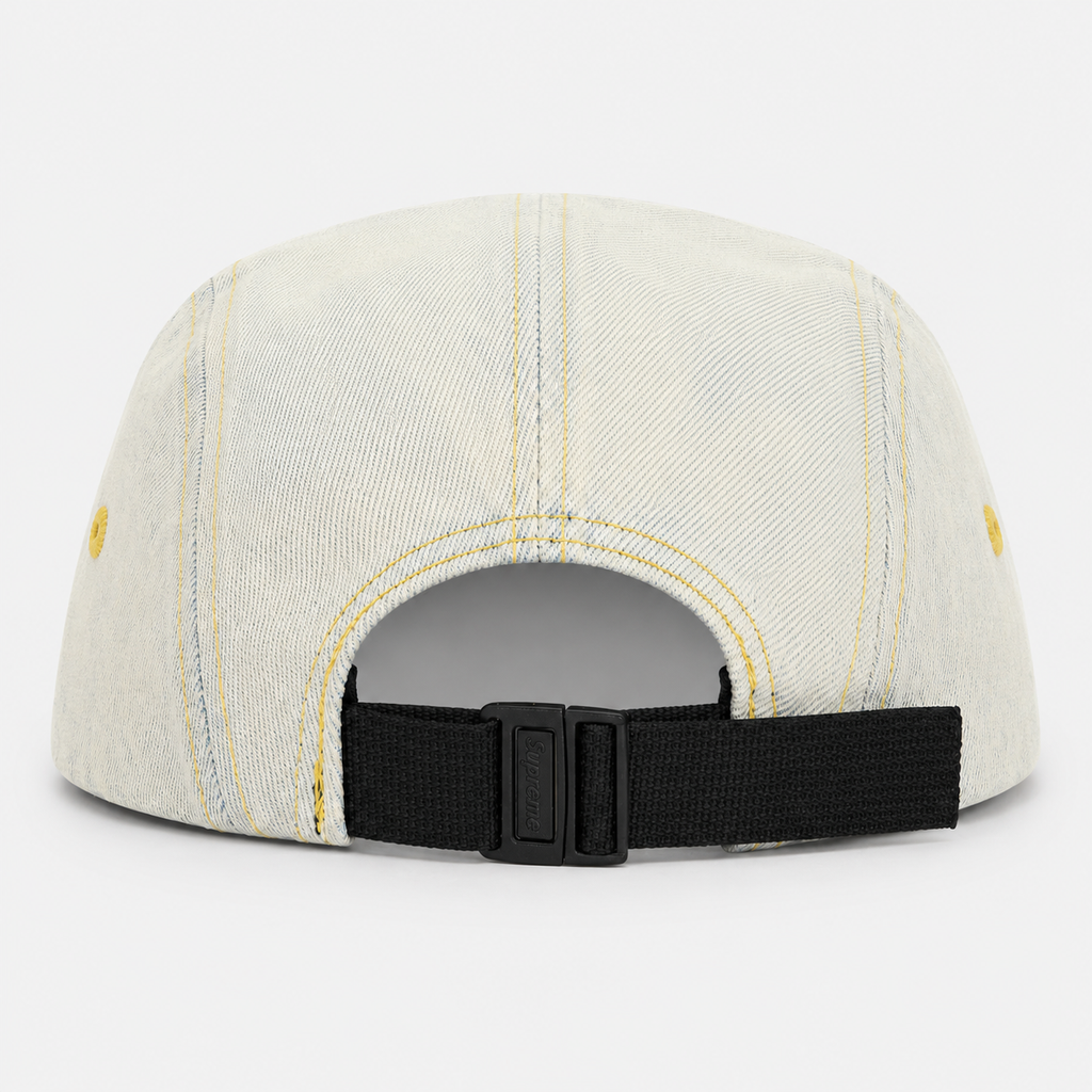 GORRA SUPREME WASHED DENIM