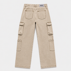 JEANS CARGO-4 BEIGE