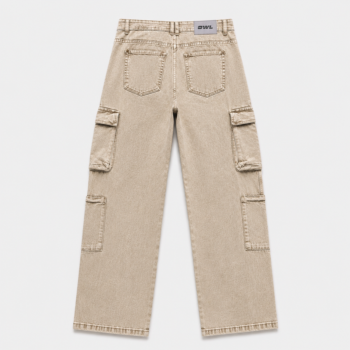 JEANS CARGO-4 BEIGE
