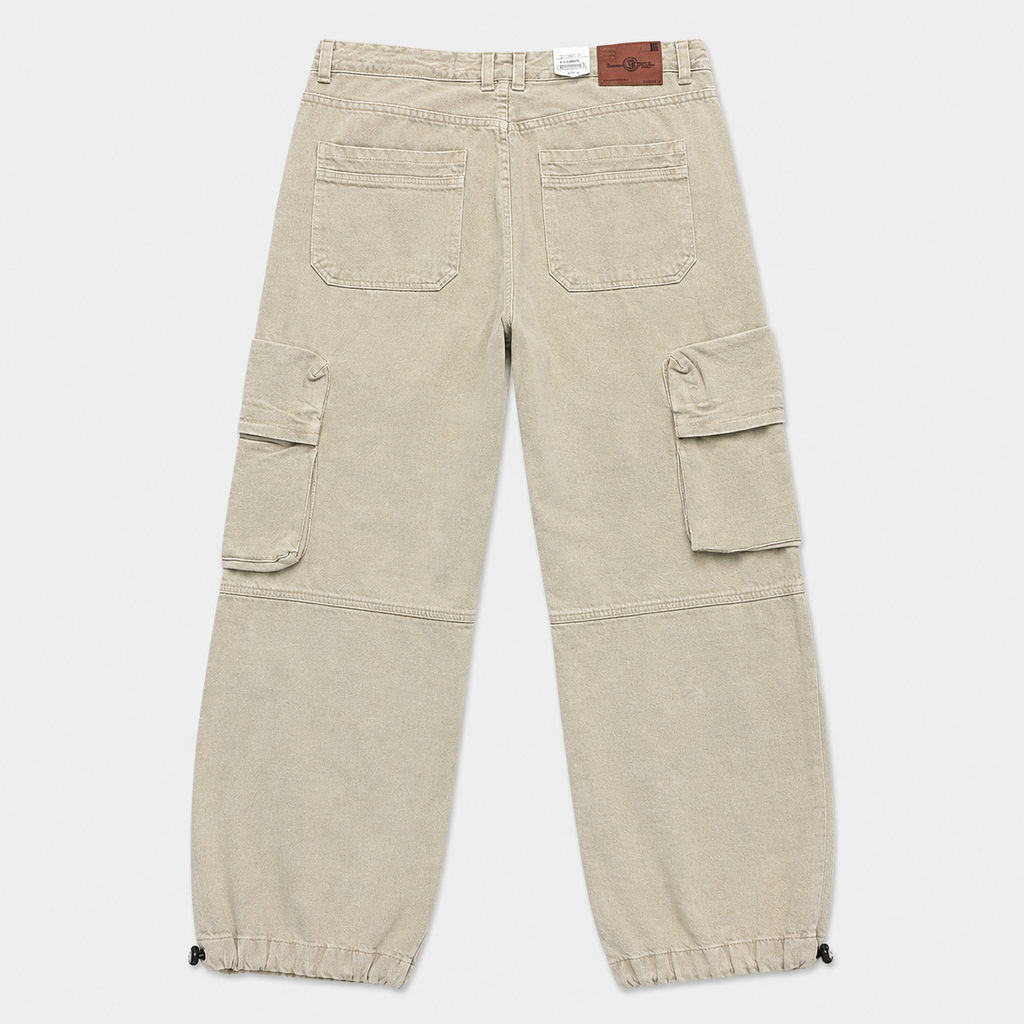 JEANS EXTRA-CARGO BEIGE