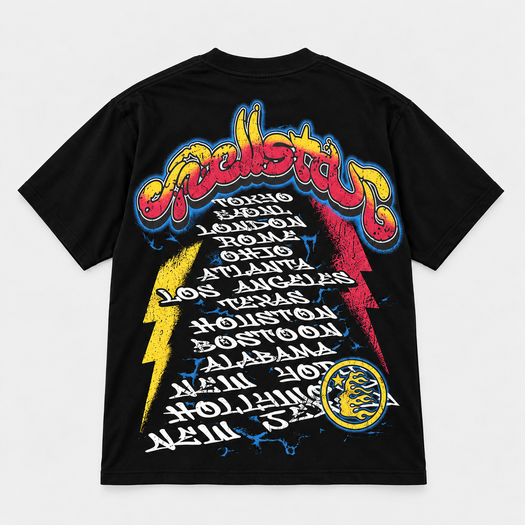 CAMISETA HELLSTAR BITE BLACK