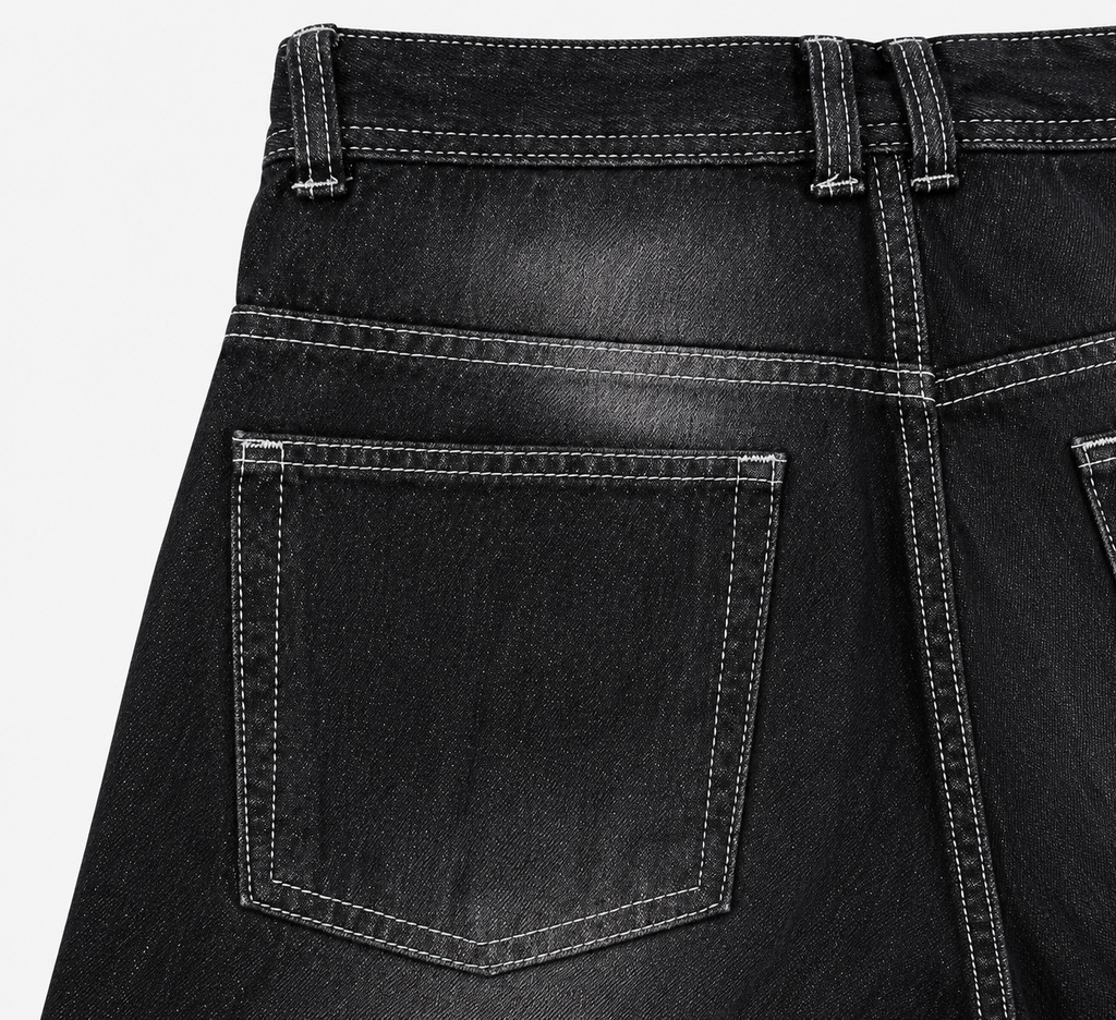 JORTS DENIM CROSS GREY