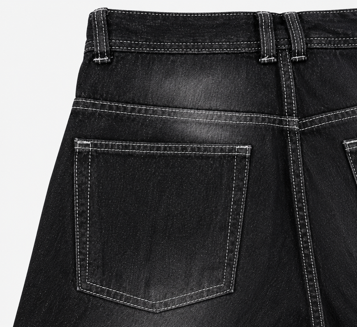 JORTS DENIM CROSS GREY