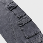 JEANS BAGGY CARGO GRIS
