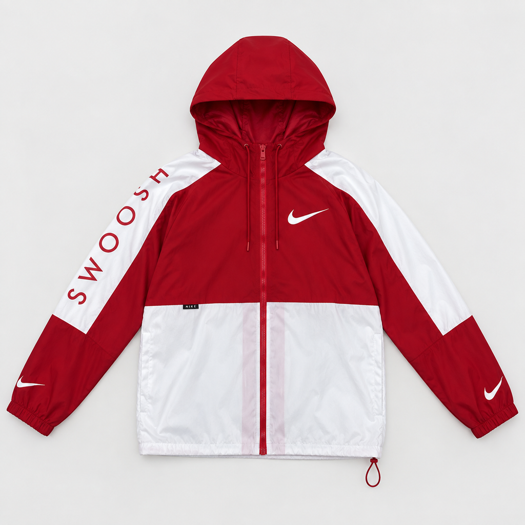 CHAQUETA NIKE ROJO-BLANCO