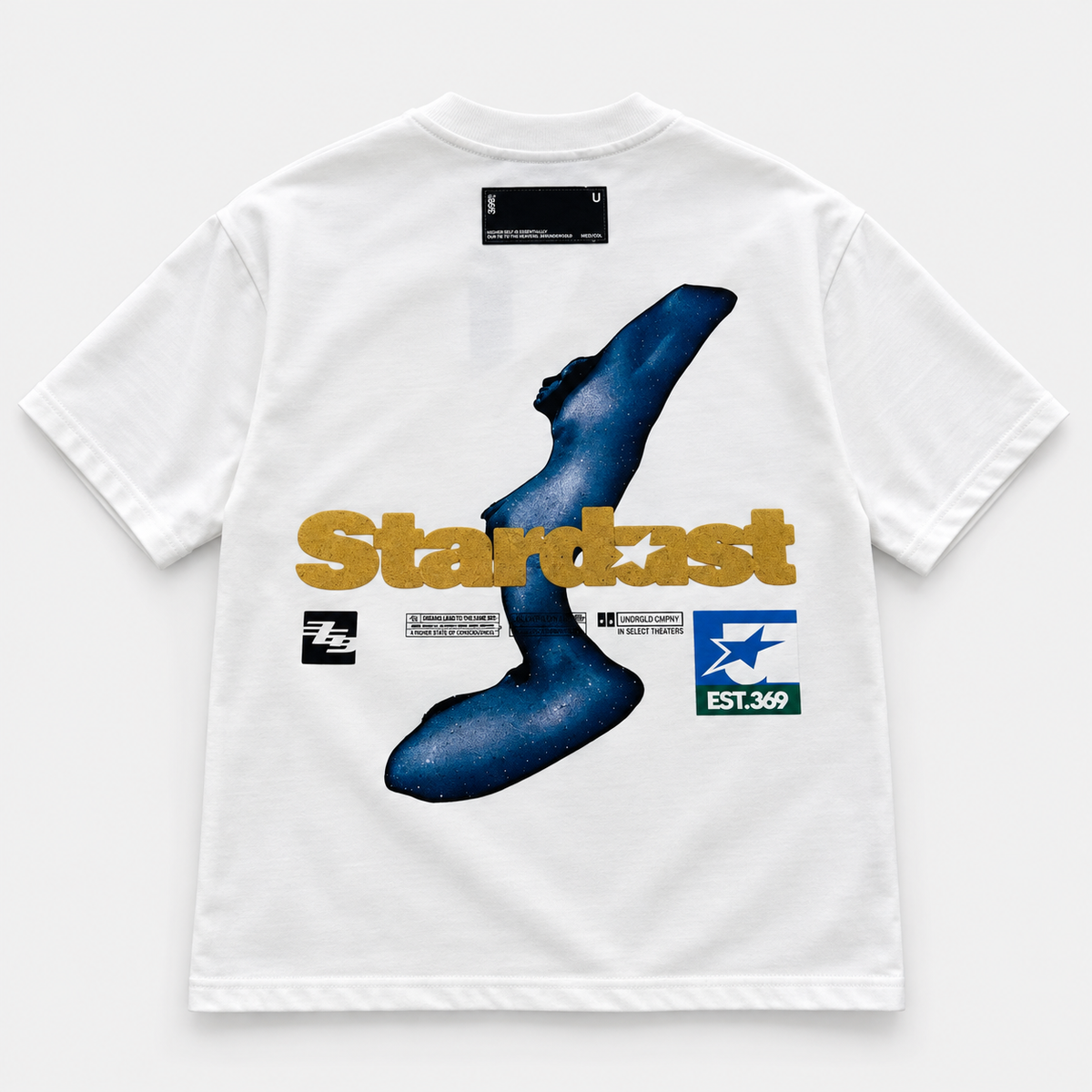 CAMISETA UG STARD-BLUE CREAM