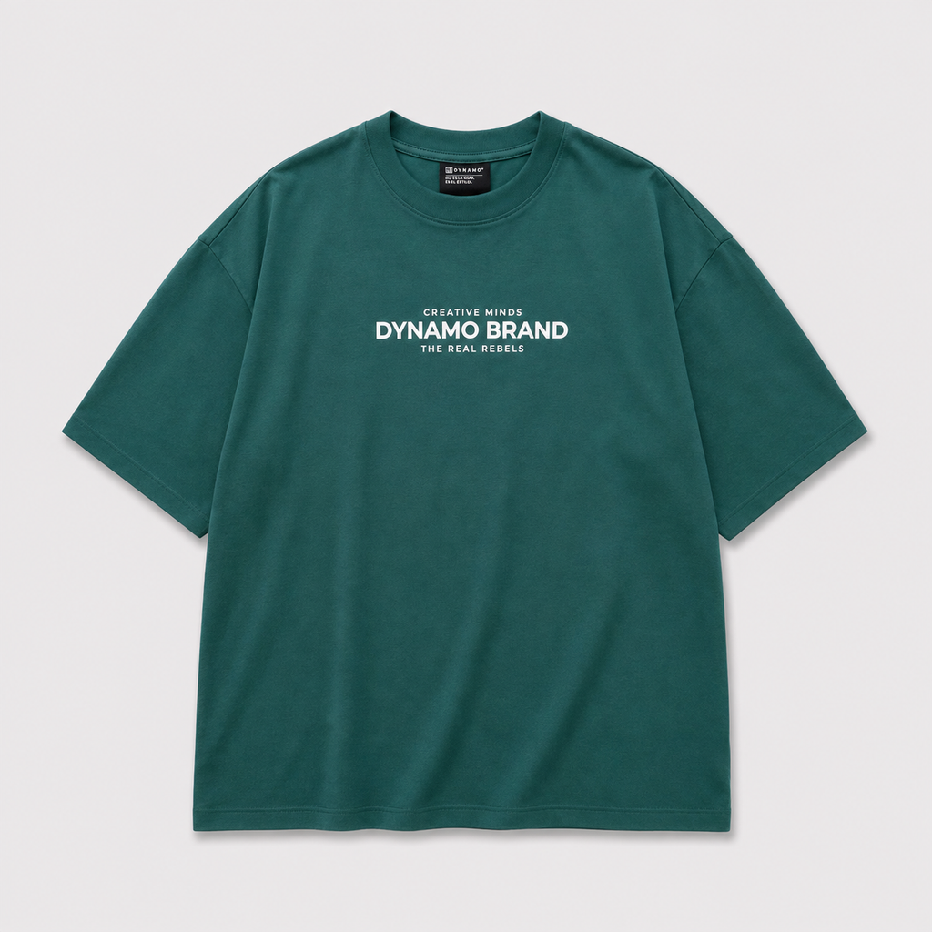 CAMISETA OVERSIZE TURQUESA MIND