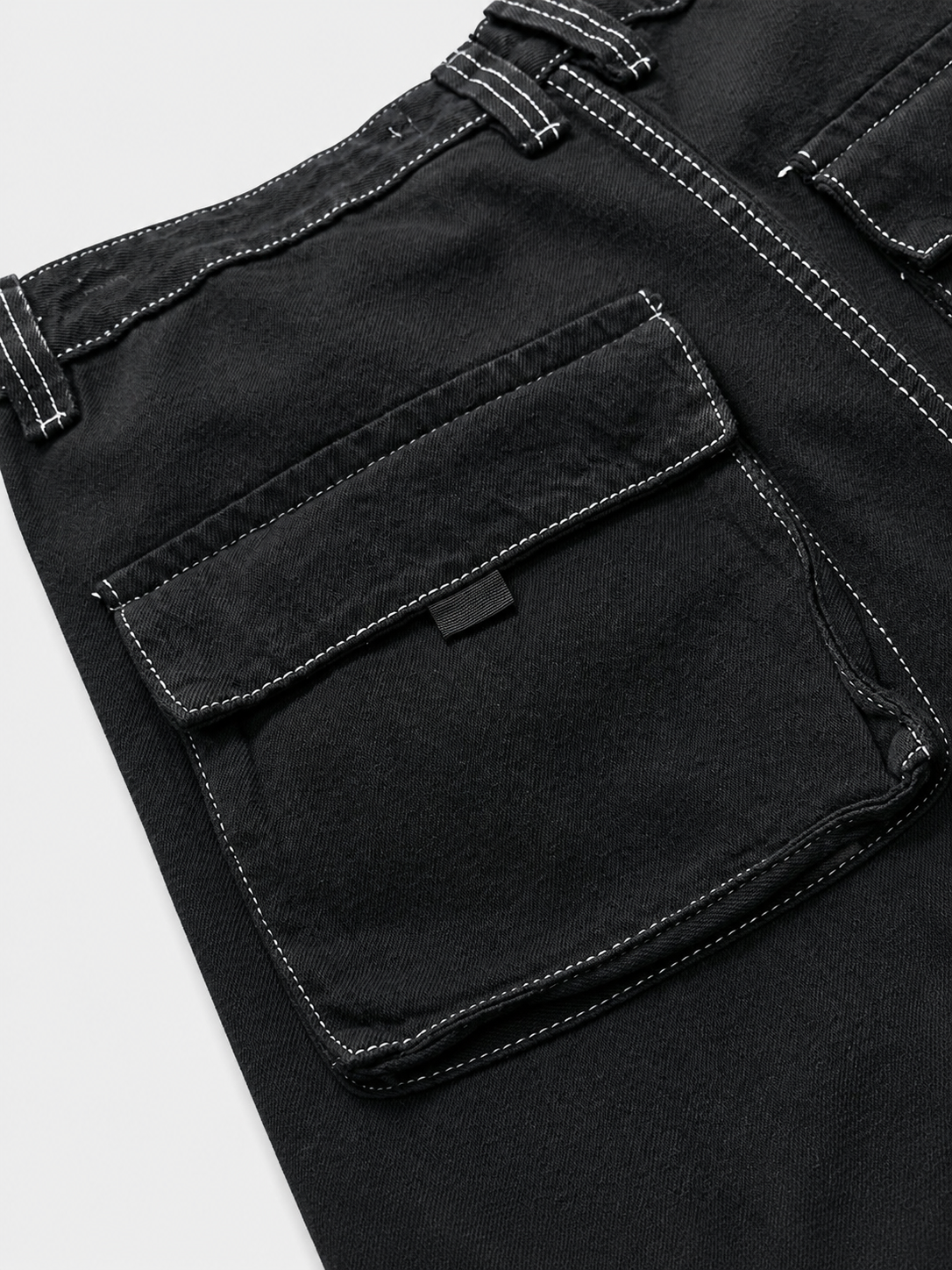 JEANS CARGO BLACK-LINE