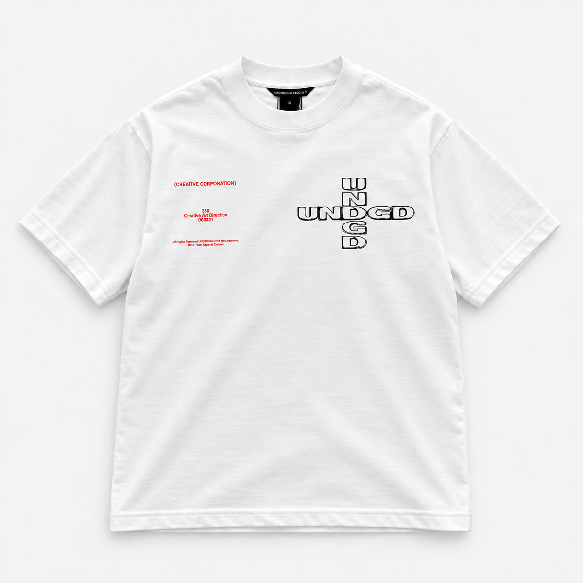 CAMISETA UG-RED CREAM