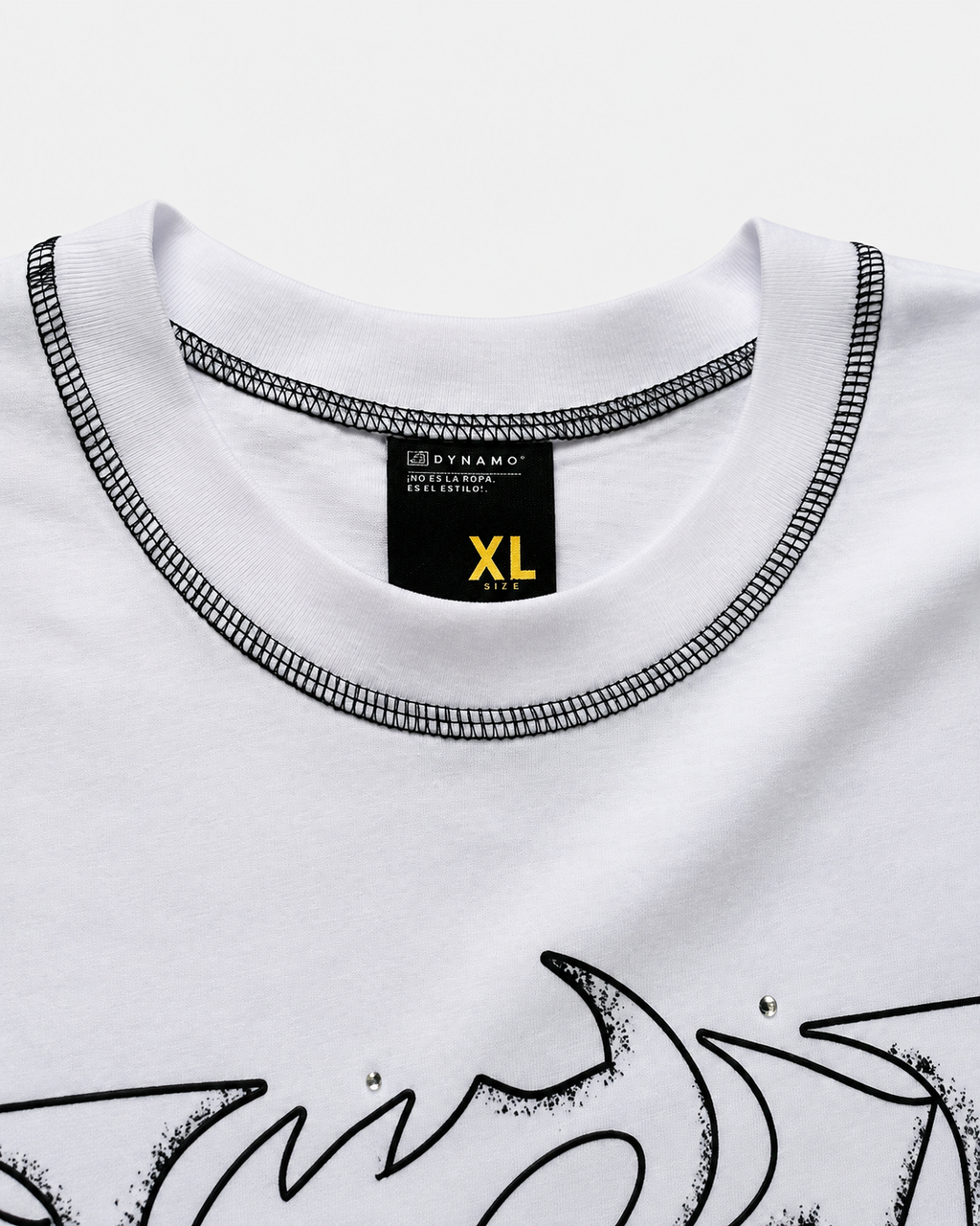 CAMISETA OVERSIZE BLANCO PEDRERÍA