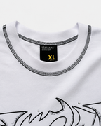 CAMISETA OVERSIZE BLANCO PEDRERÍA