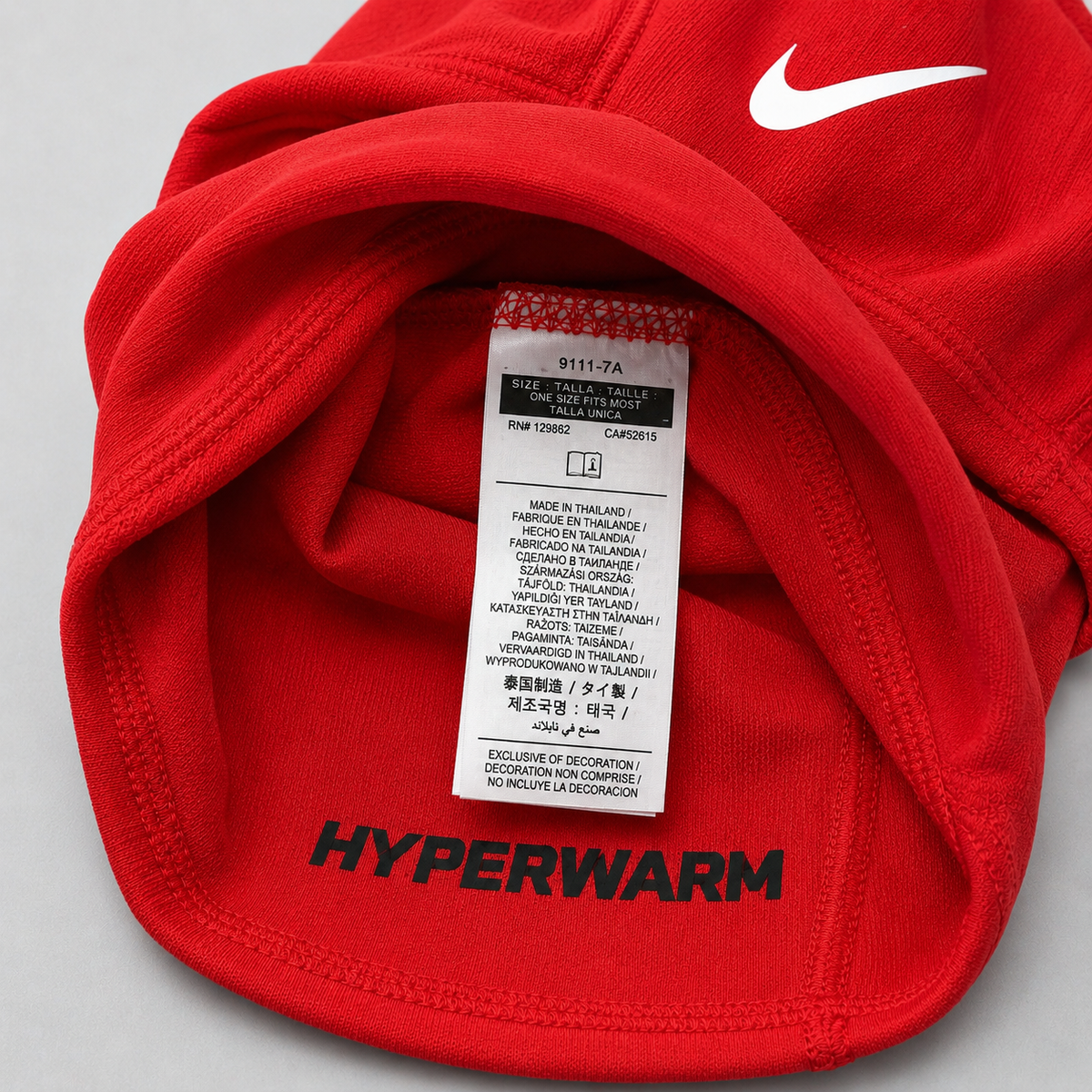 SKI MASK NIKE ROJO