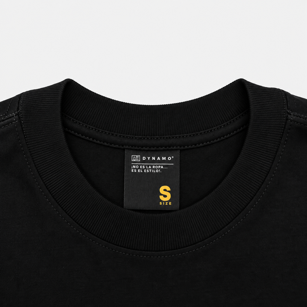 CAMISETA OVERSIZE 777 BLACK