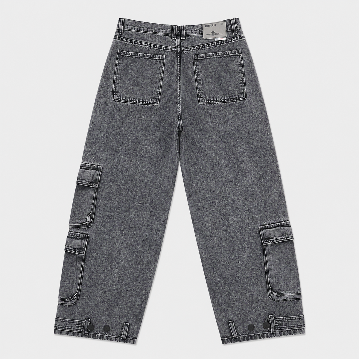 JEANS BAGGY CARGO GRIS