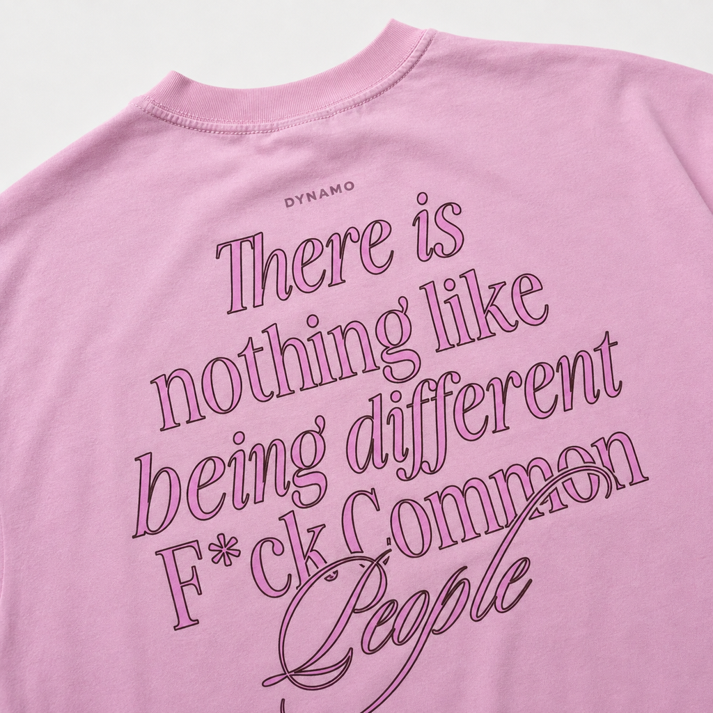 CAMISETA OVERSIZE PINK FUCK