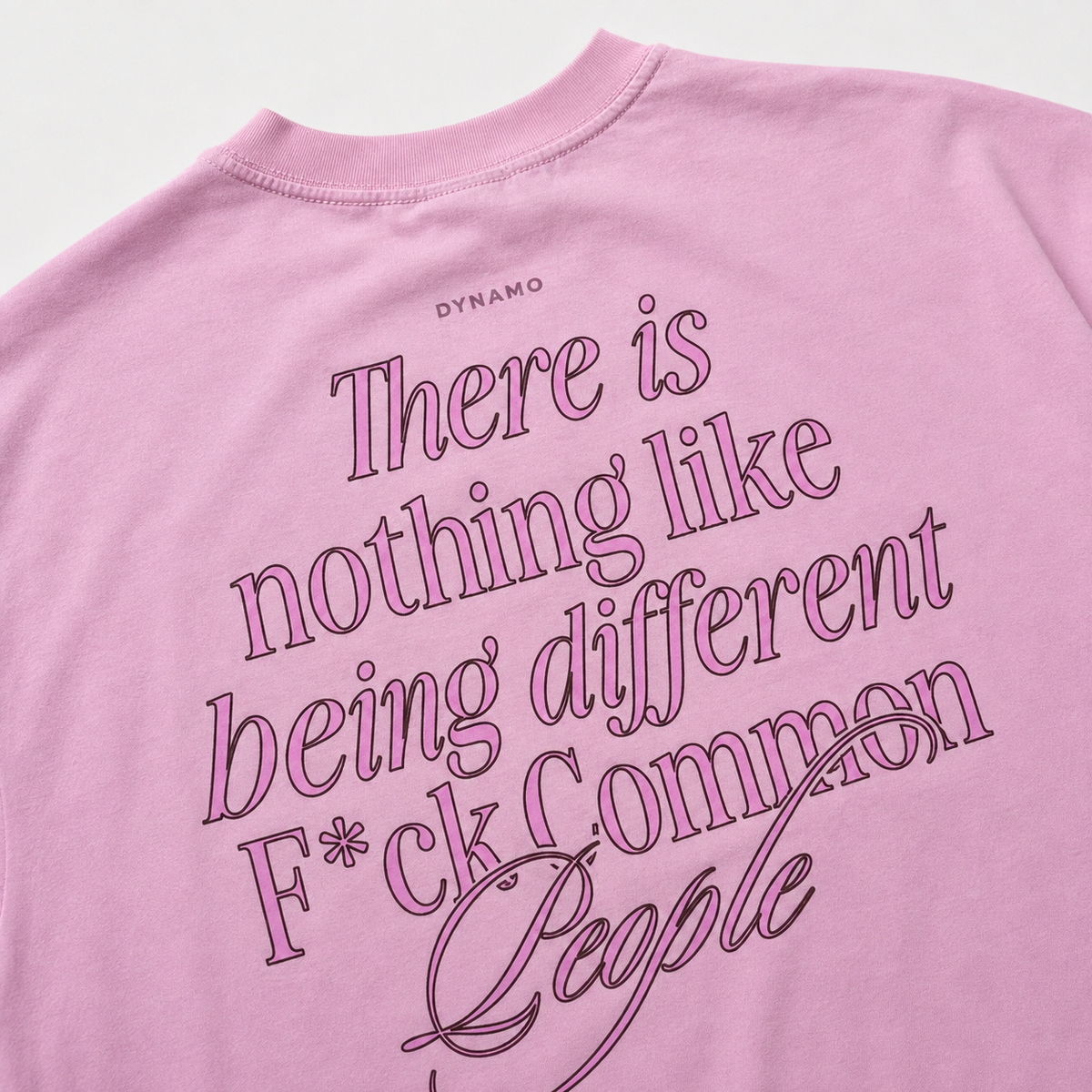 CAMISETA OVERSIZE PINK FUCK