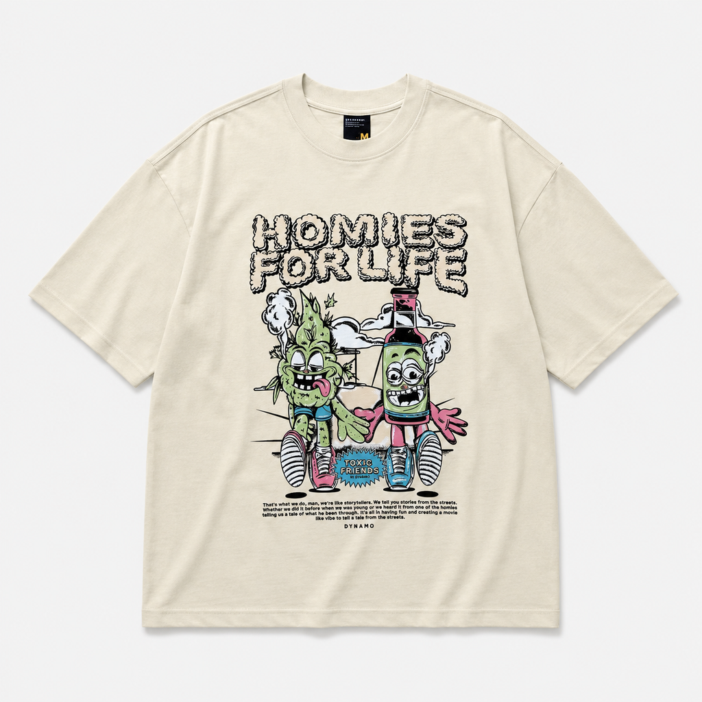 CAMISETA OVERSIZE HOMIES
