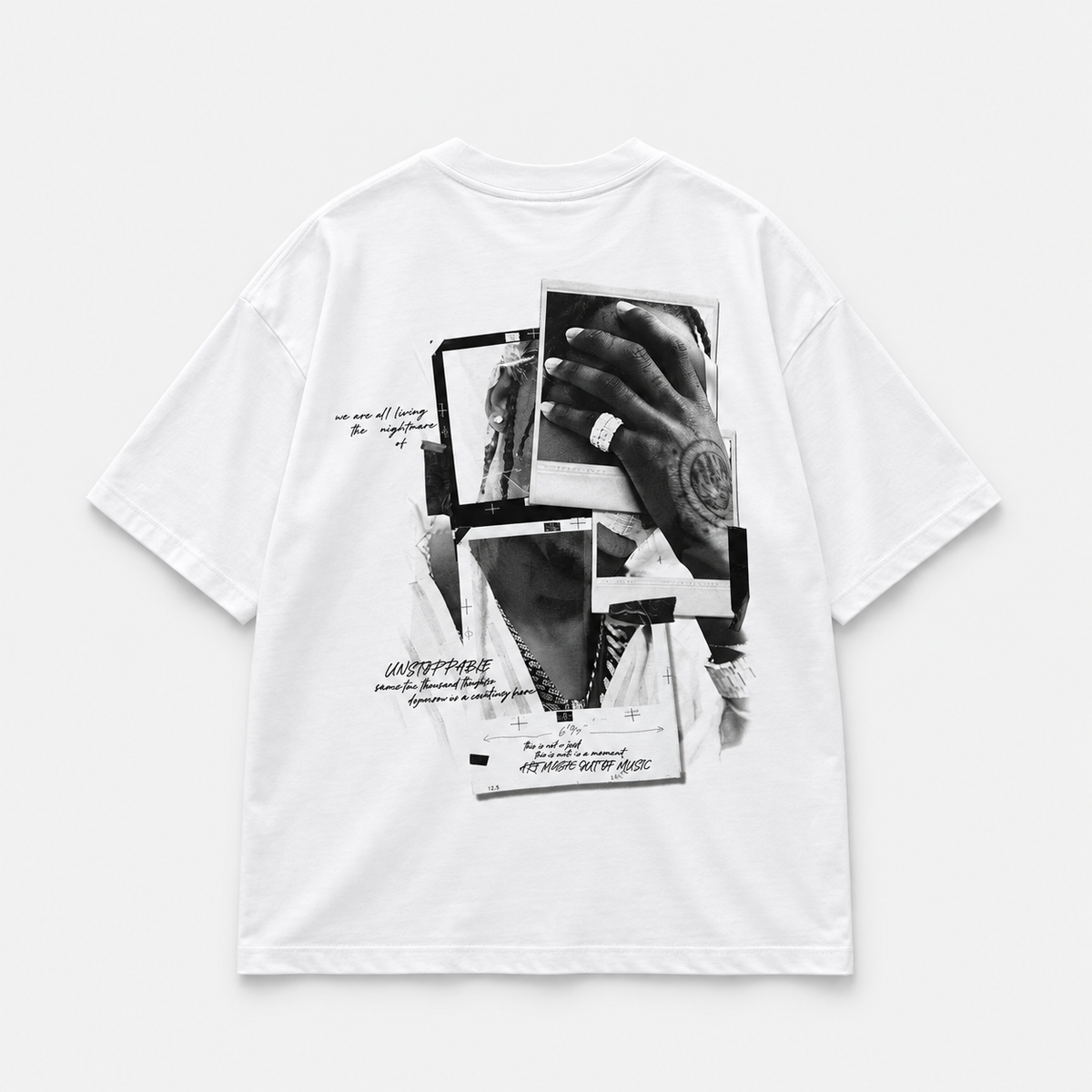 CAMISETA OVERSIZE TRAVIS WHITE