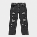 JEANS FIT GRIS OSCURO