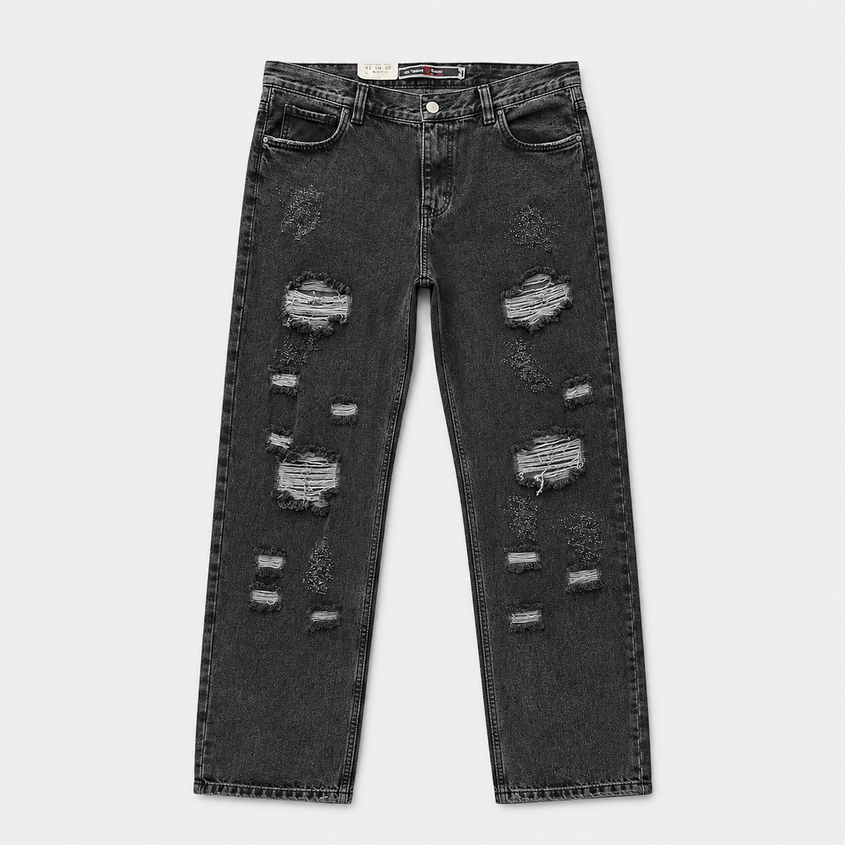 JEANS FIT GRIS OSCURO