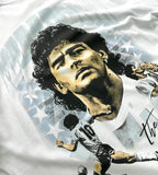 CAMISETA OVERSIZE MARADONA BLANCO