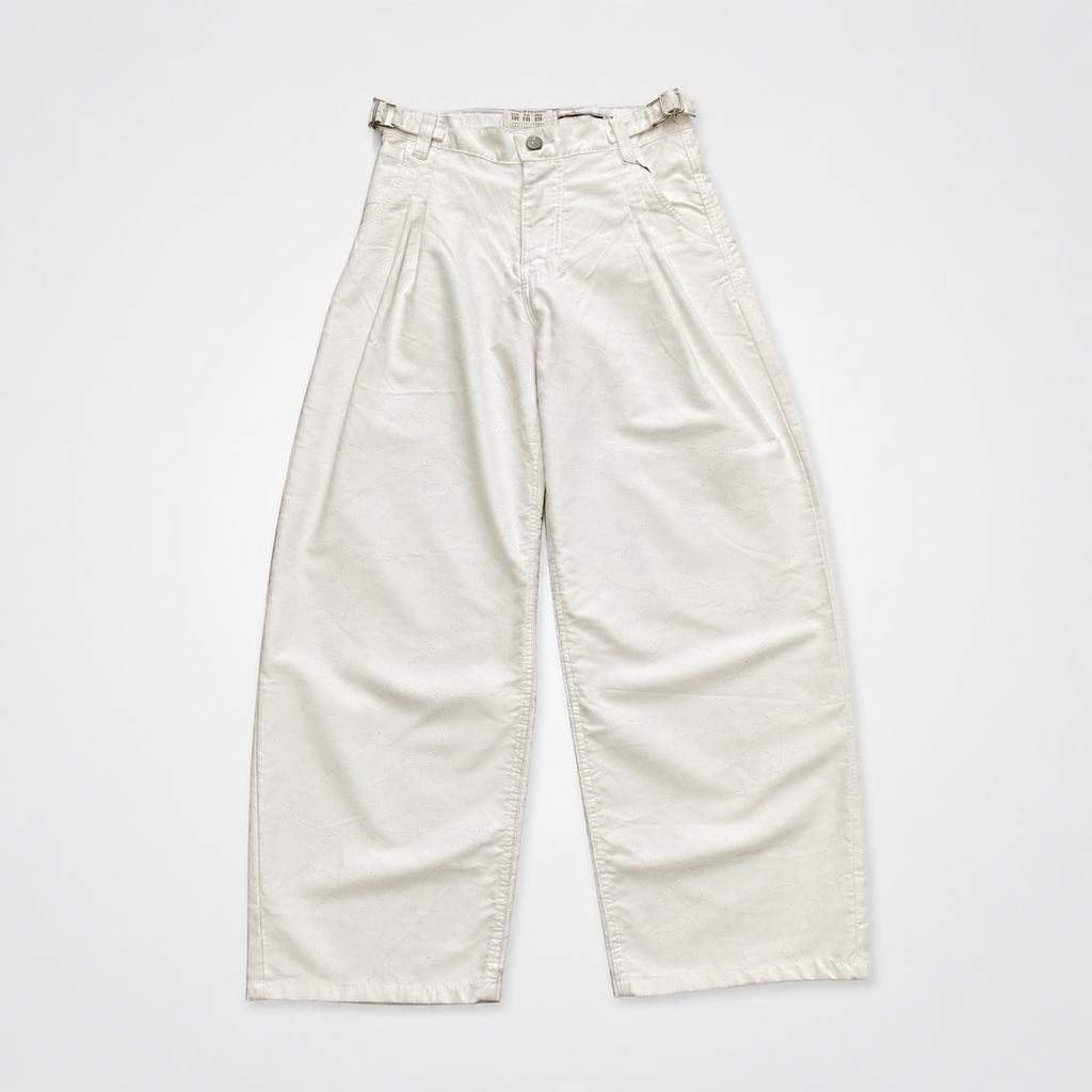 JEANS PANA BLANCO-BELT