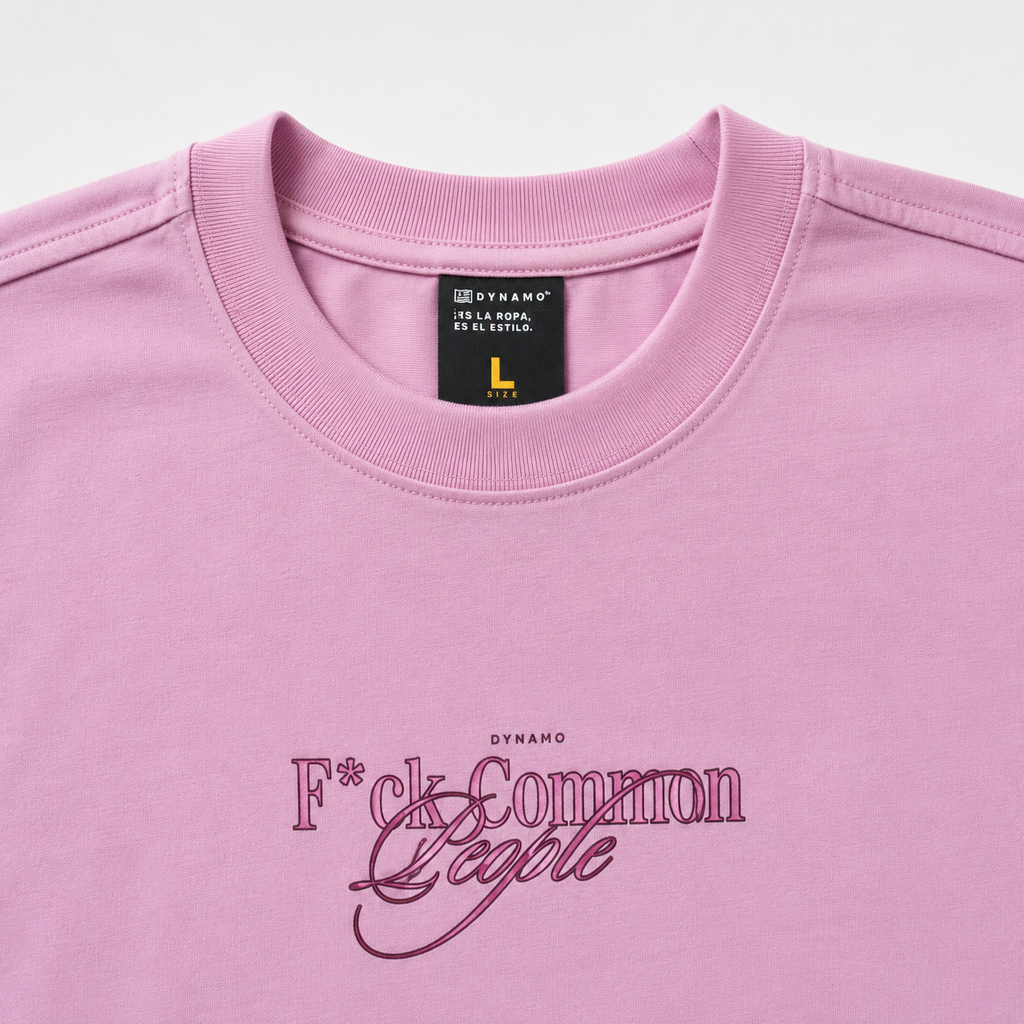 CAMISETA OVERSIZE PINK FUCK