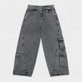 JEANS BAGGY CARGO GRIS