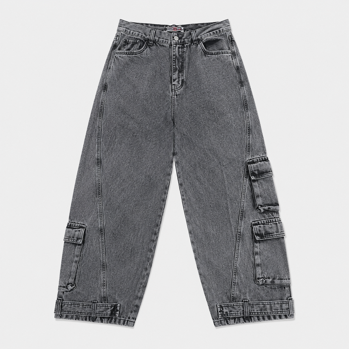 JEANS BAGGY CARGO GRIS