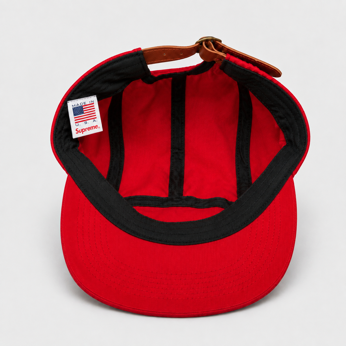 GORRA SUPREME ROJO