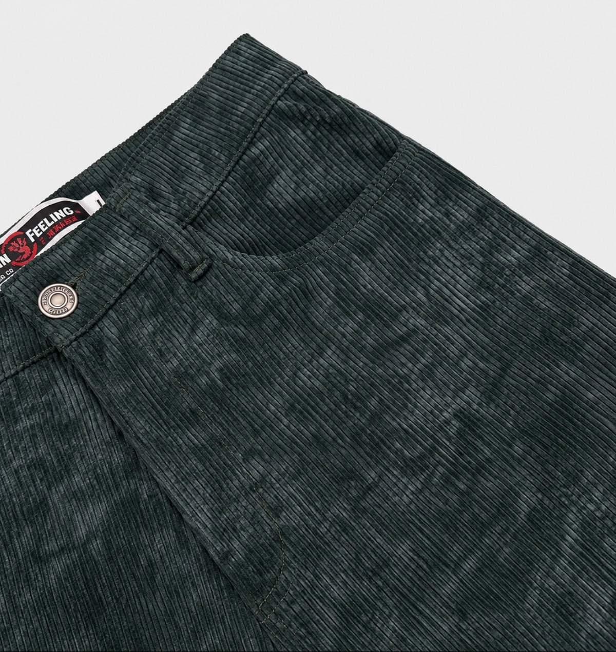 JEANS PANA-VERDE WASHED